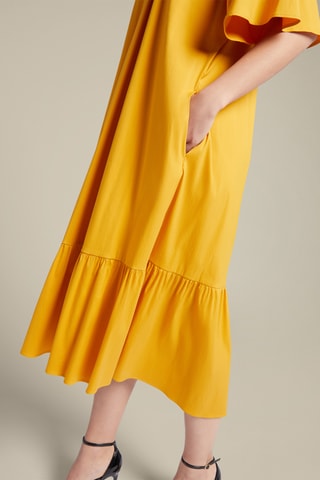 Vestido midi - Amarillo
