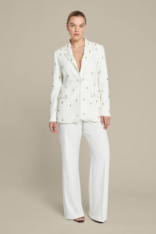 Pantalón de tiro alto - Blanco