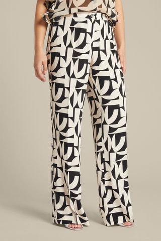 Pantalón de tiro alto - Multicolor