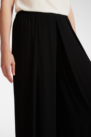 Pantalón ancho de tiro alto - Negro
