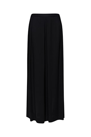 Pantalón ancho de tiro alto - Negro