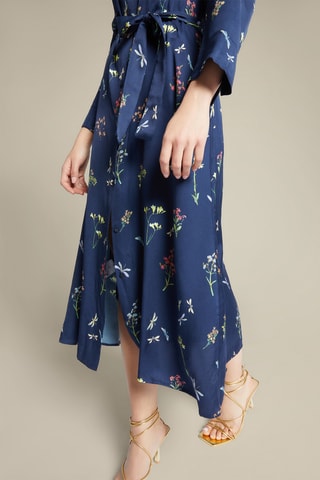 Vestido camisero - Gris