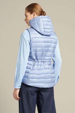 Chaleco con capucha - Azul