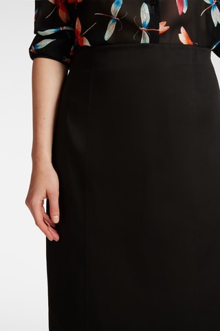 Falda recta - Negro