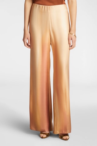 Pantalón recto de tiro alto - Blanco