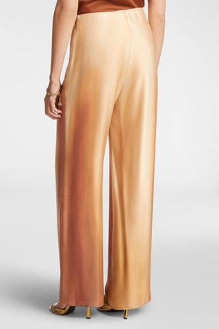 Pantalón recto de tiro alto - Blanco