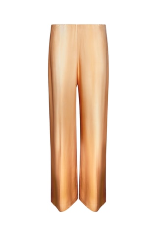 Pantalón recto de tiro alto - Blanco