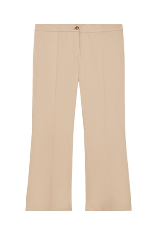 Pantalón flare - Beige