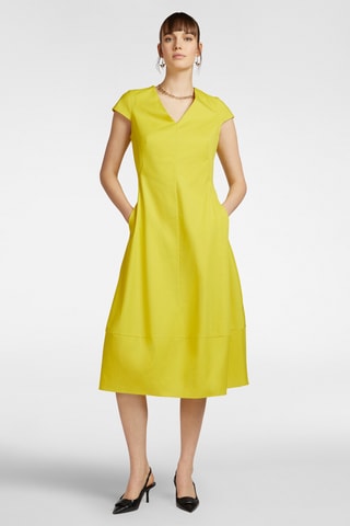 Vestido midi - Amarillo