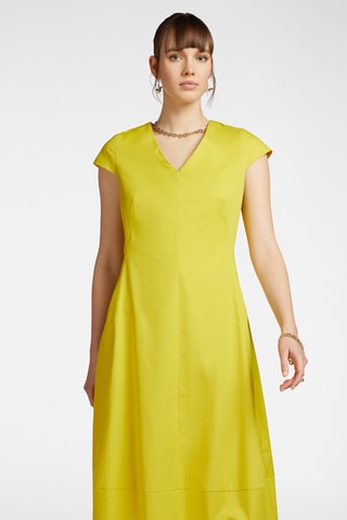 Vestido midi - Amarillo