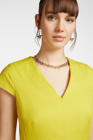 Vestido midi - Amarillo