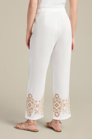 Pantalón de lino - Blanco