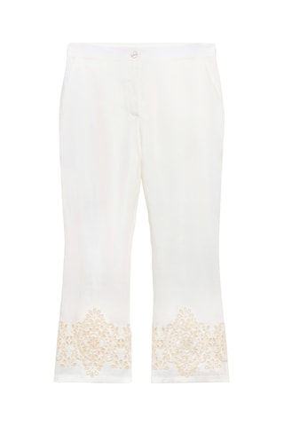 Pantalón de lino - Blanco