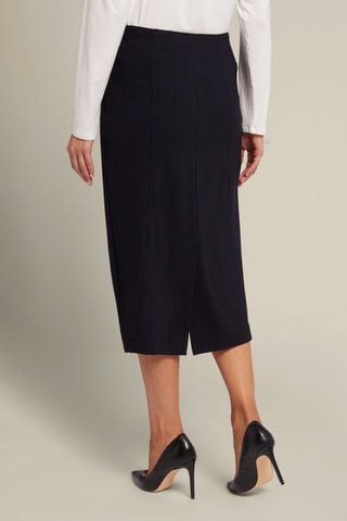Falda midi - Negro