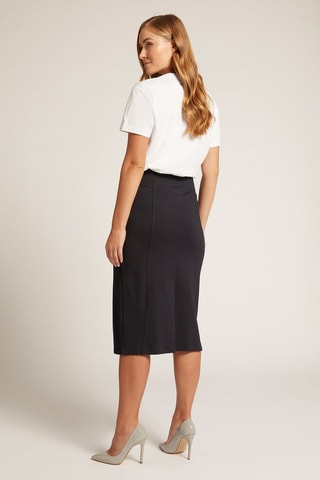 Falda midi - Negro