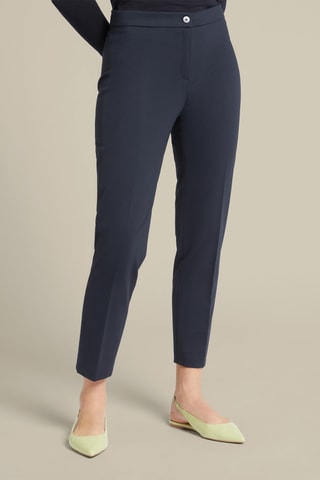 Pantalón slim fit de tiro alto - Multicolor