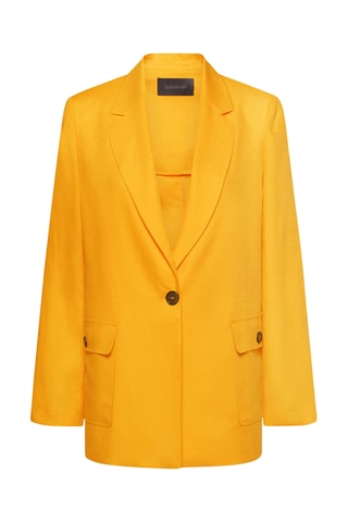 Chaqueta de lino - Naranja