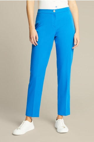 Pantalón slim fit 7/8 - Azul