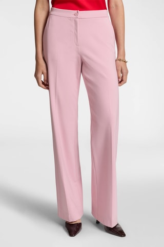 Pantalón palazzo de tiro alto - Rojo