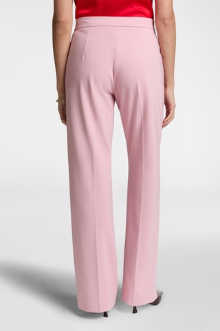 Pantalón palazzo de tiro alto - Rojo