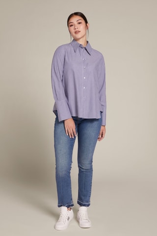Camisa - Blanco y azul