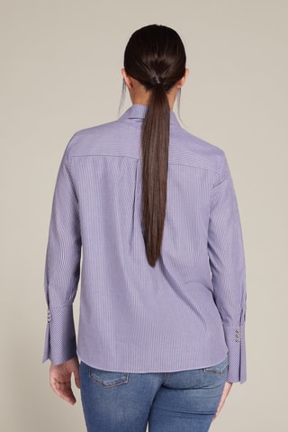 Camisa - Blanco y azul