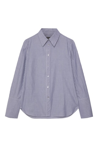 Camisa - Blanco y azul