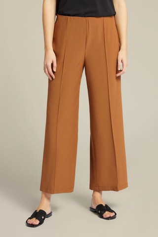 Pantalón wide leg 7/8 - Crudo