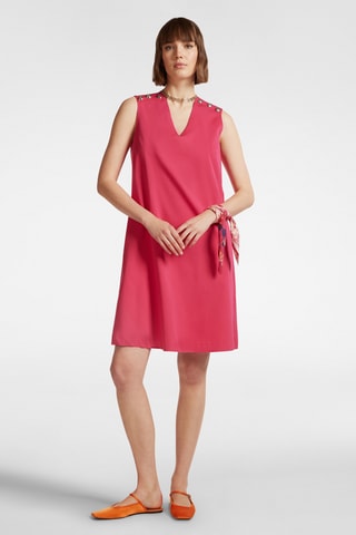 Vestido trapecio - Rojo