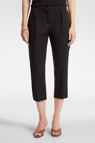 Pantalón pirata de tiro alto - Negro