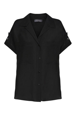 Camisa de lino - Negro