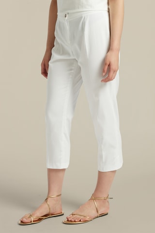 Pantalón recto - Blanco