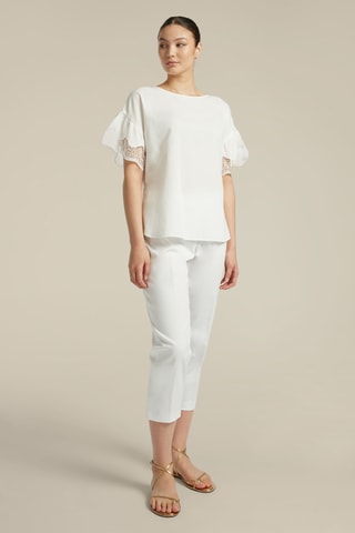 Pantalón recto - Blanco