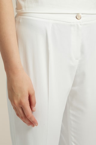 Pantalón recto - Blanco