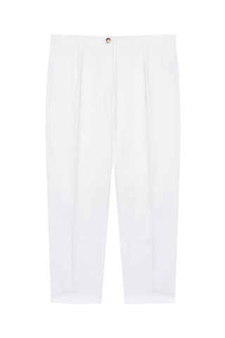 Pantalón recto - Blanco