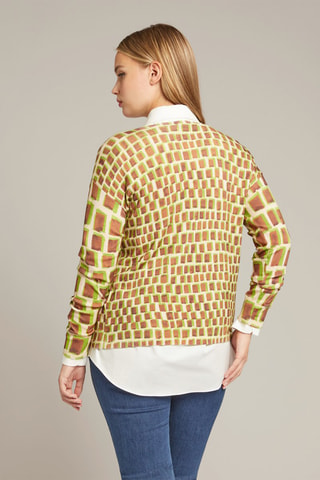 Jersey - Blanco, verde y marrón