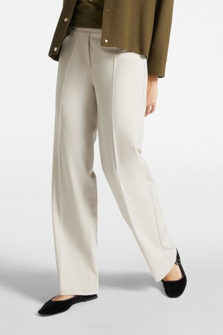 Pantalón wide leg - Beige
