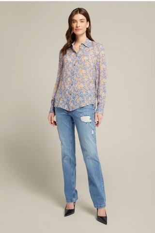 Camisa - Azul y amarillo