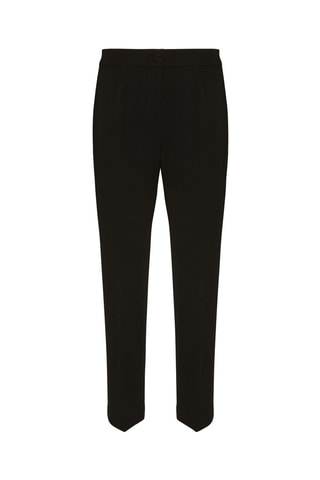 Pantalón slim fit 7/8 de tiro alto - Negro