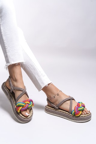 Platform Sandalen - Multicolor
