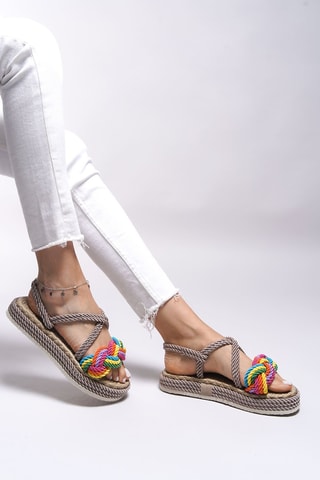Platform Sandalen - Multicolor