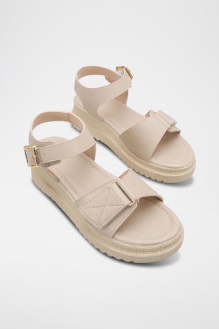 Platform Sandalen - Beige