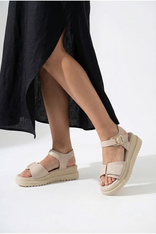 Platform Sandalen - Beige