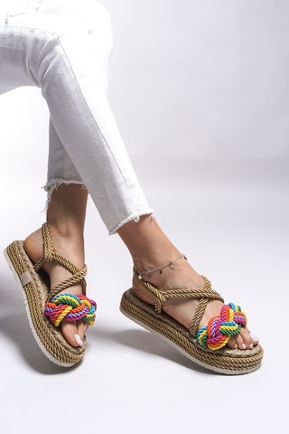 Platform Sandalen - Multicolor