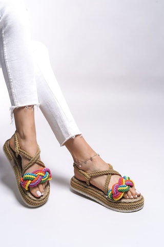Platform Sandalen - Multicolor
