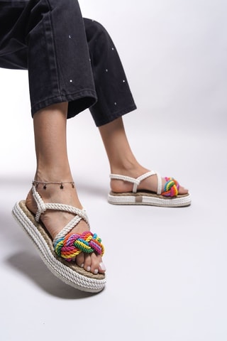 Platform Sandalen - Multicolor