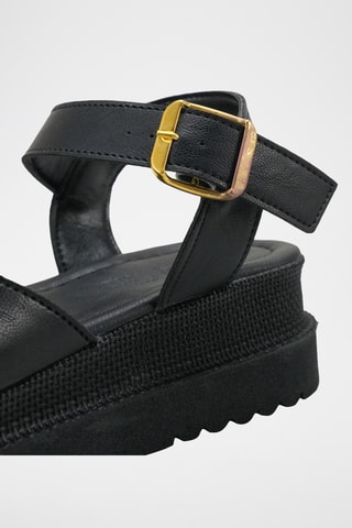 Platform Sandalen - Zwart
