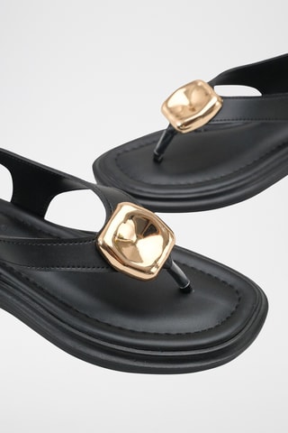 Sandalen - Zwart en beige