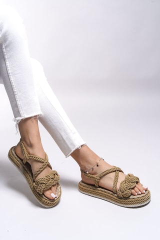 Platform Sandalen - Goudkleurig
