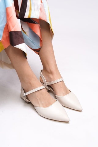Babies à talons - Beige